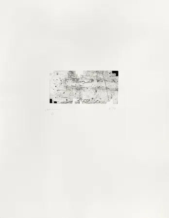 Grabado Chillida - Itsasoratu II 