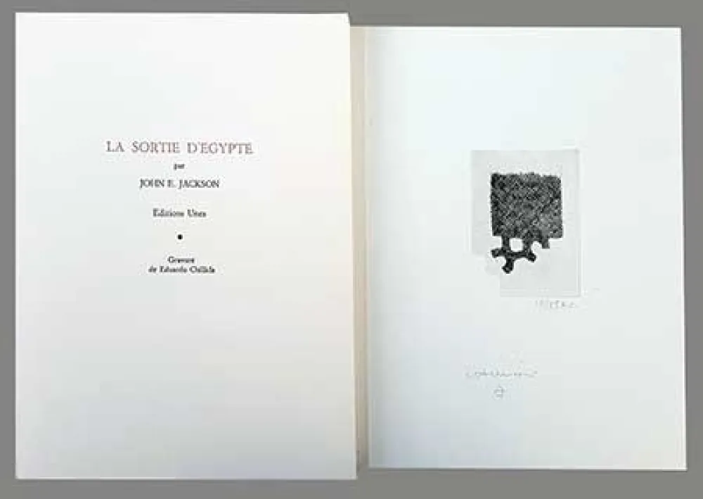 Libro Ilustrado Chillida - La sortie d'Egypte