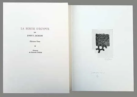 Libro Ilustrado Chillida - La sortie d'Egypte