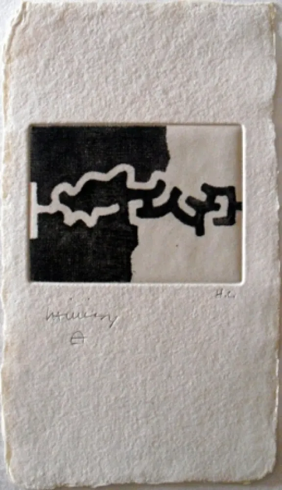 Grabado Chillida - Lasaitasun