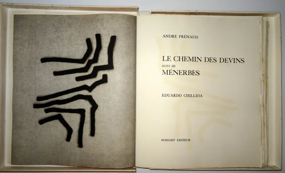Libro Ilustrado Chillida - Les chemin des Devins / Menerbés
