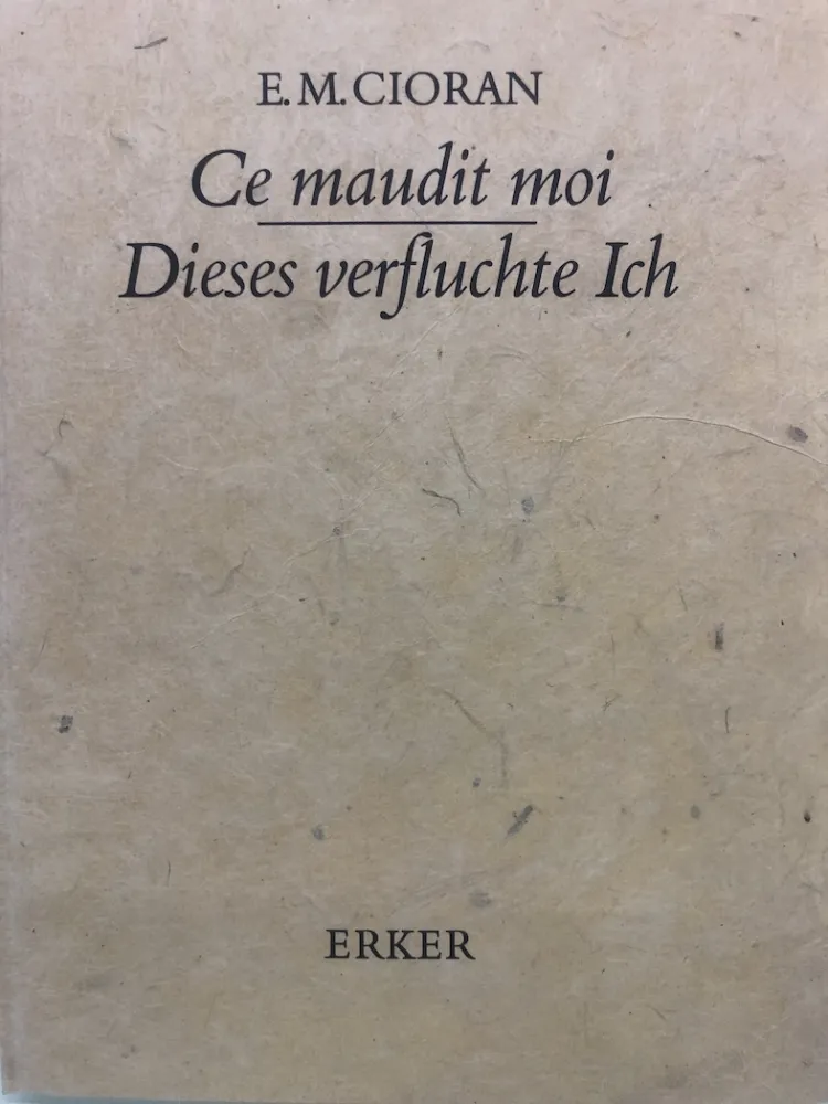 Aguafuerte Chillida - Libro Cioran 