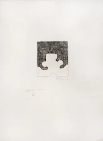 Aguafuerte Chillida - Sans titre