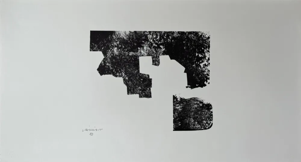Litografía Chillida - Sapai