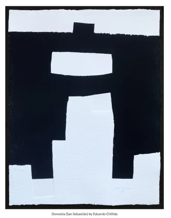 Serigrafía Chillida - Sin titulo