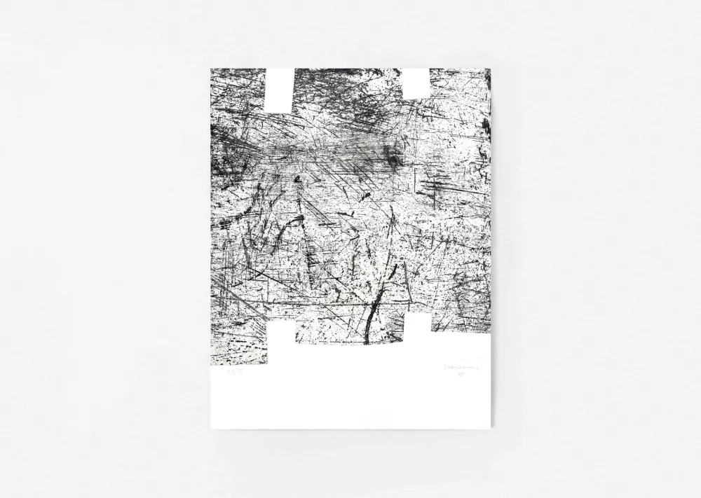 Grabado Chillida - Une hélène de vent ou de fumée 