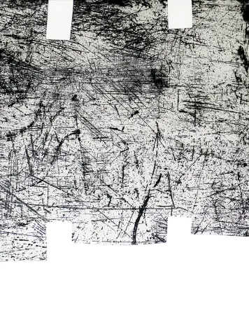 Aguafuerte Y Aguatinta Chillida - Une helene de vent ou fumee I