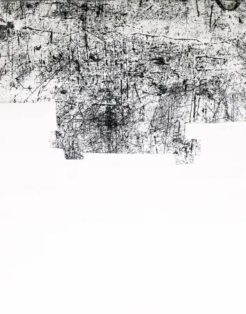 Grabado Chillida - Une helene de vent ou fumee III