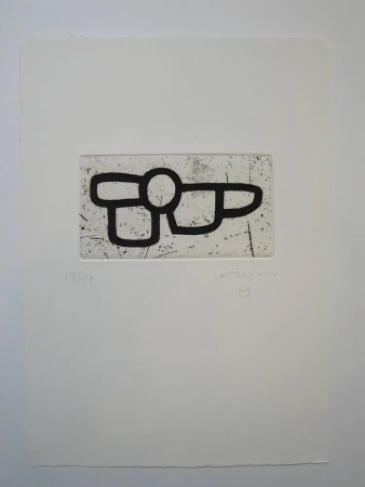 Aguatinta Chillida - Untitled