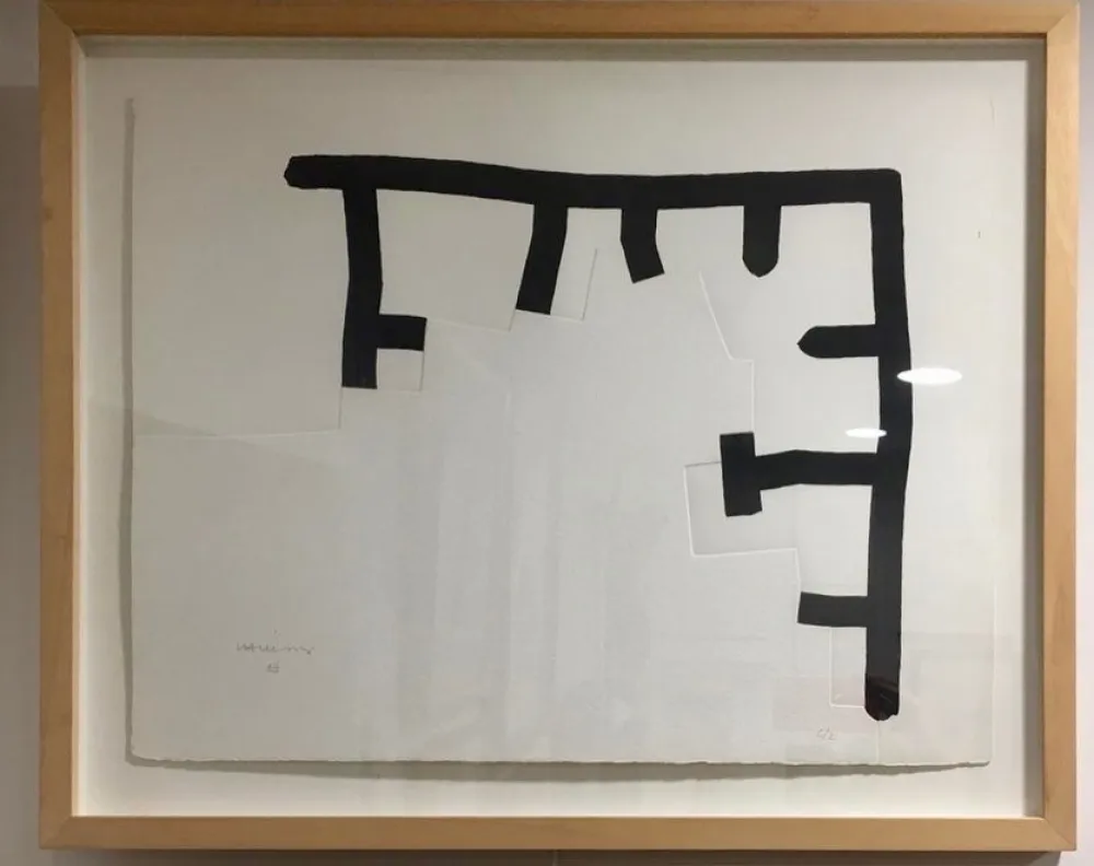 Aguatinta Chillida - Untitled