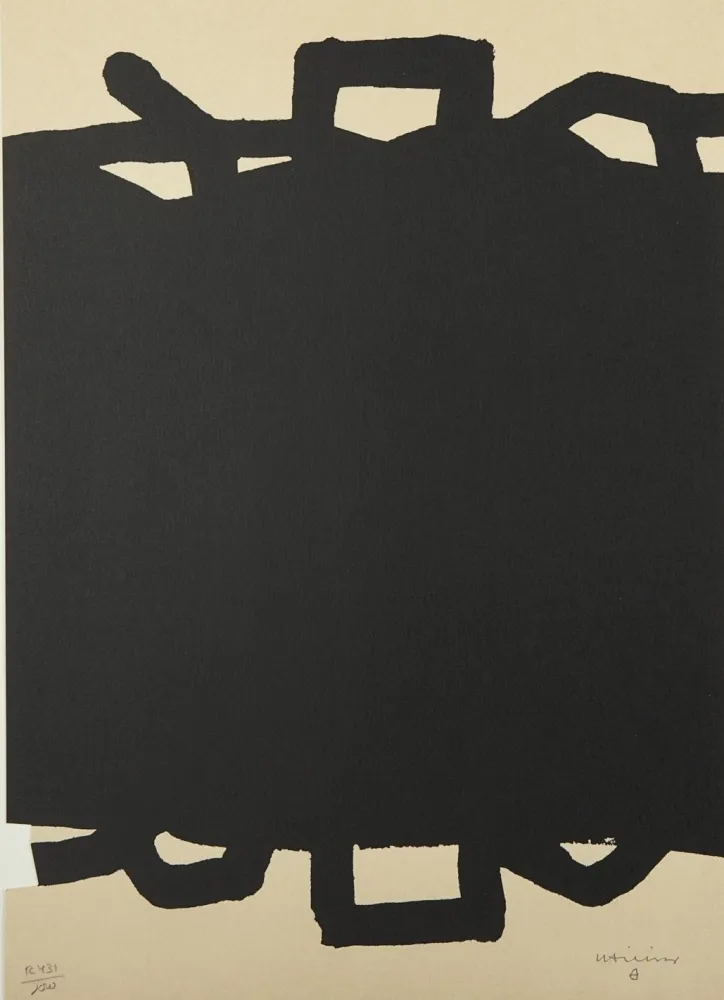 Litografía Chillida - Untitled, ca.