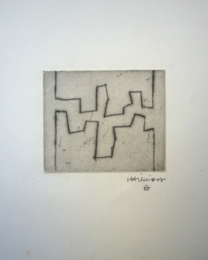 Aguafuerte Chillida - Ze II