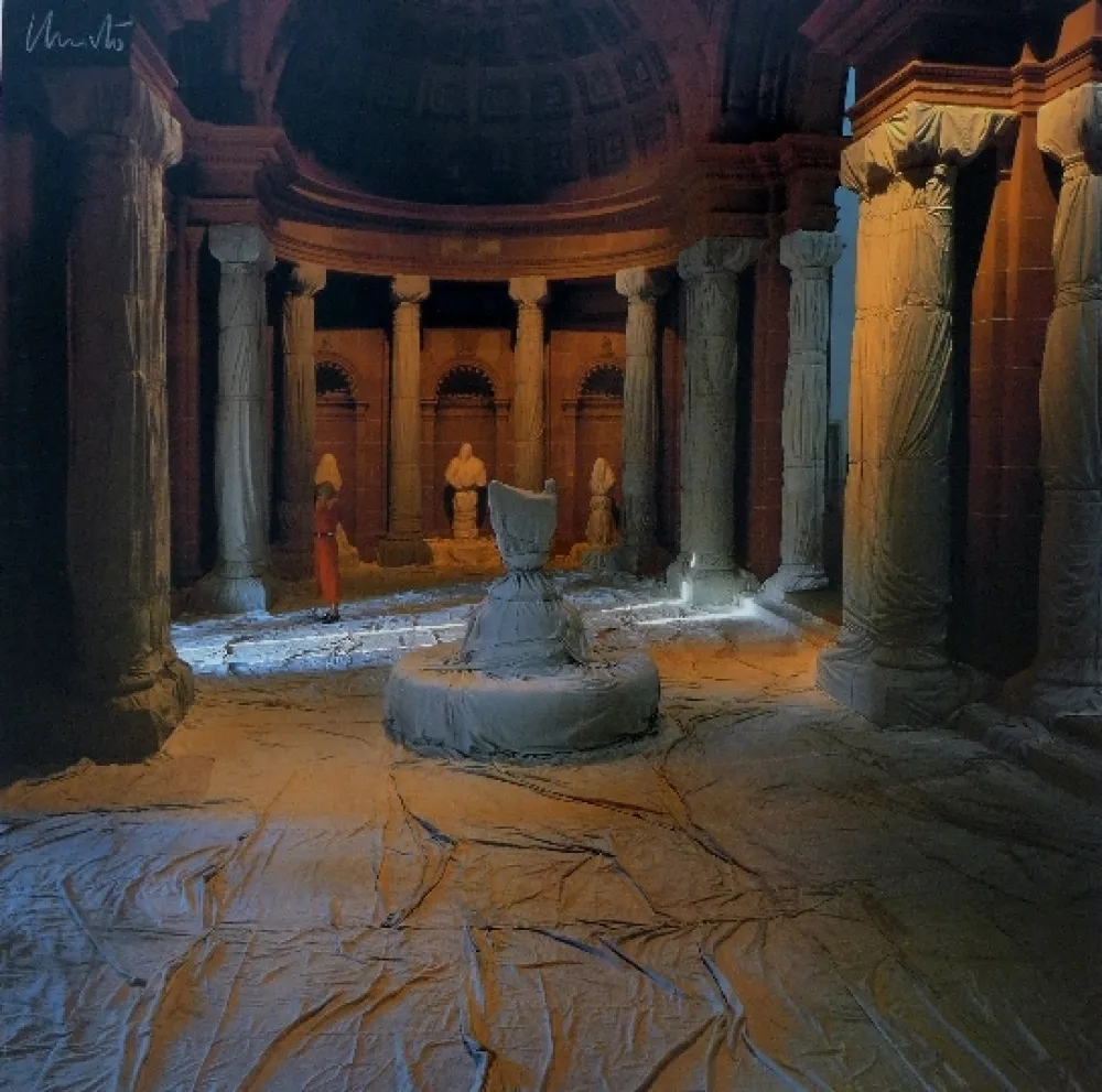 Fotografía Christo & Jeanne-Claude - Wrapped Vestibule,