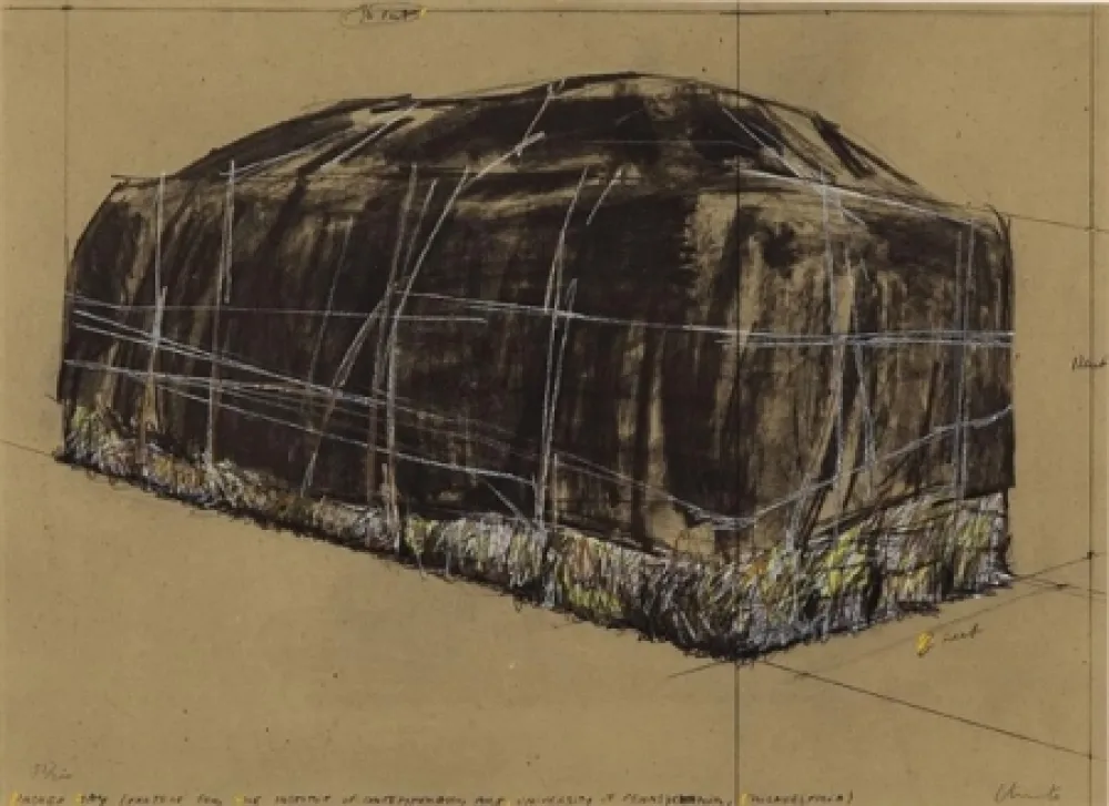 Serigrafía Christo -  PACKED HAY