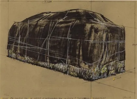 Serigrafía Christo -  PACKED HAY