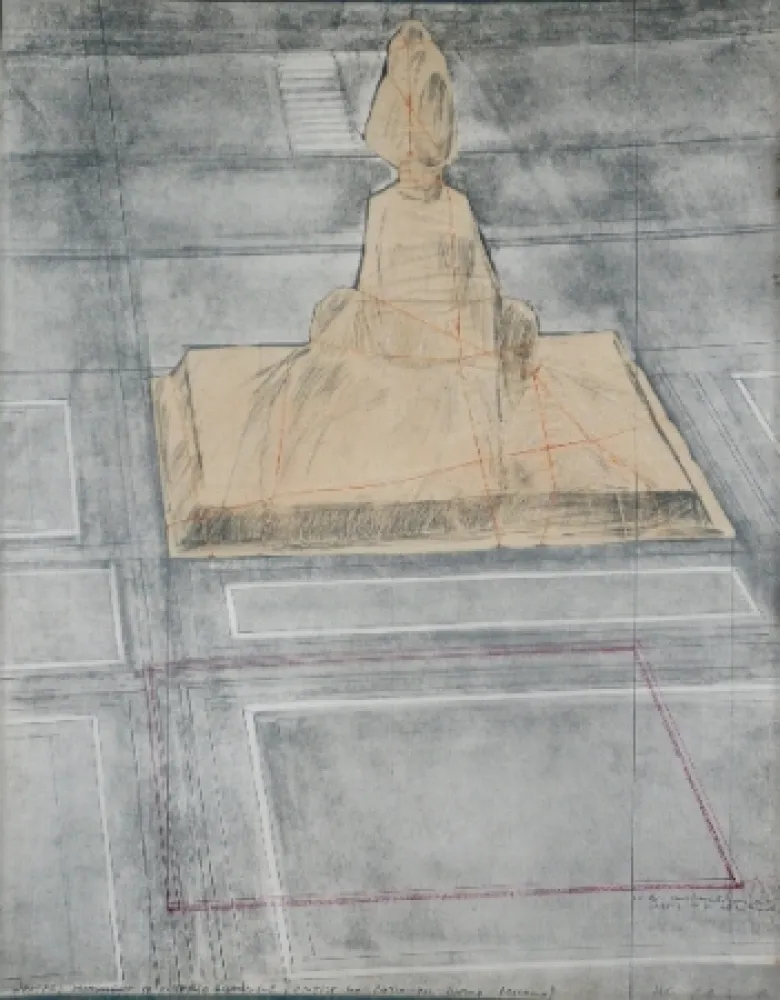 Múltiple Christo - PIAZZA DEL DUOMO MILAN