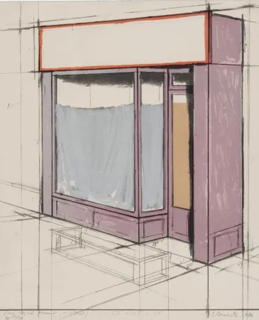 Múltiple Christo - Pink Store Front, Project (from Marginalia)