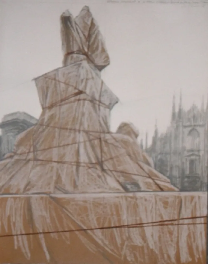Múltiple Christo - Plazza del duomo Milan