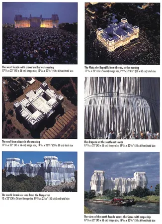 Fotografía Christo - Reichstag Mappe II, 6 Blatt