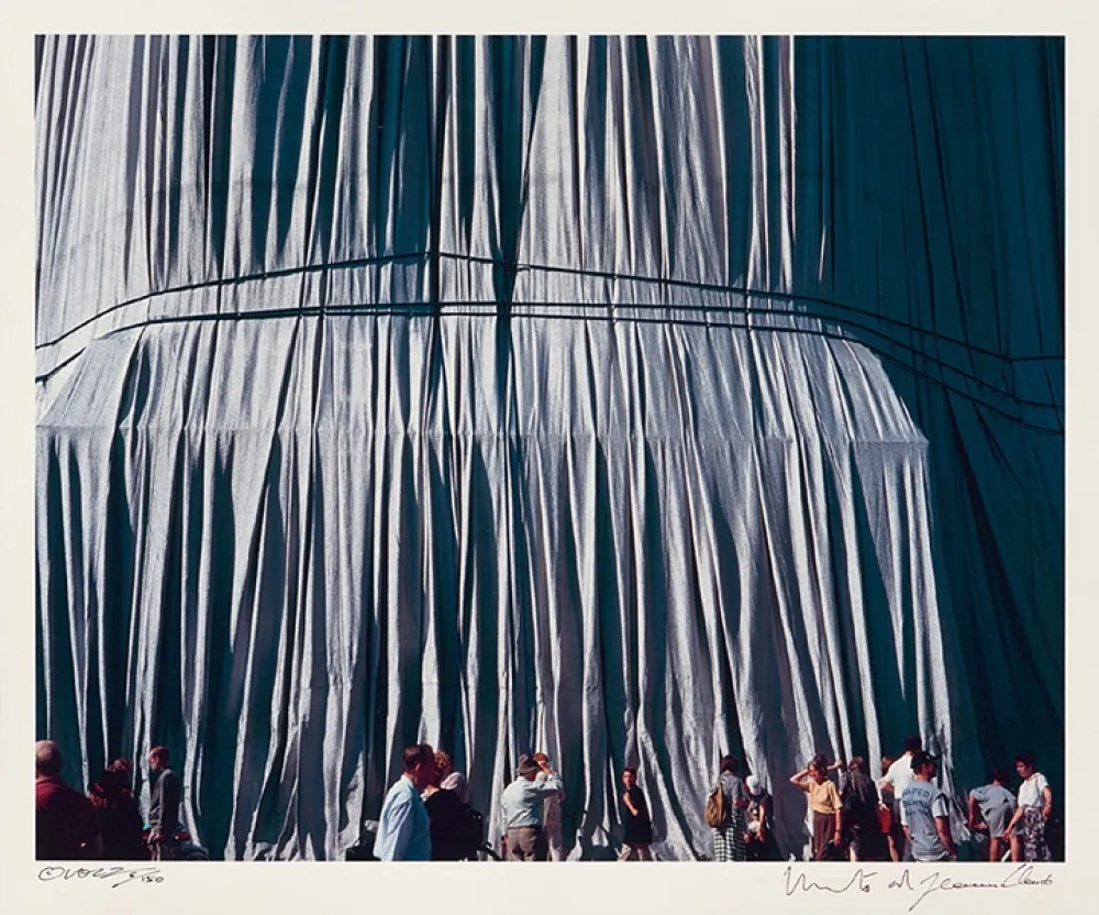 Fotografía Christo - Reichstag Mappe II, Faltenwurf
