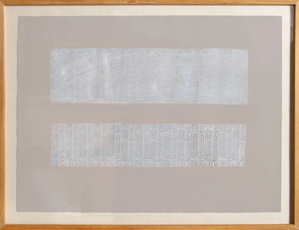 Serigrafía Chryssa - American Newsprint