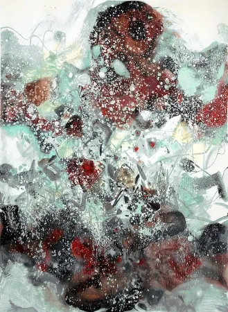 Litografía Chu Teh Chun  - 春雪 --- NEIGE DE PRINTEMPS