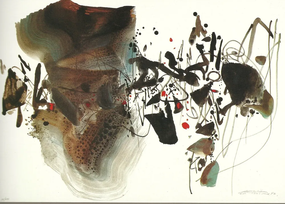Litografía Chu Teh Chun  - JO BARCELONE 1992