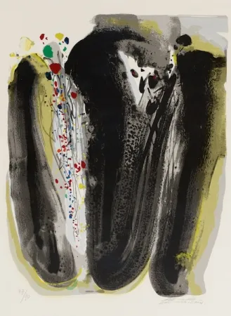 Litografía Chu Teh Chun  - Sans titre