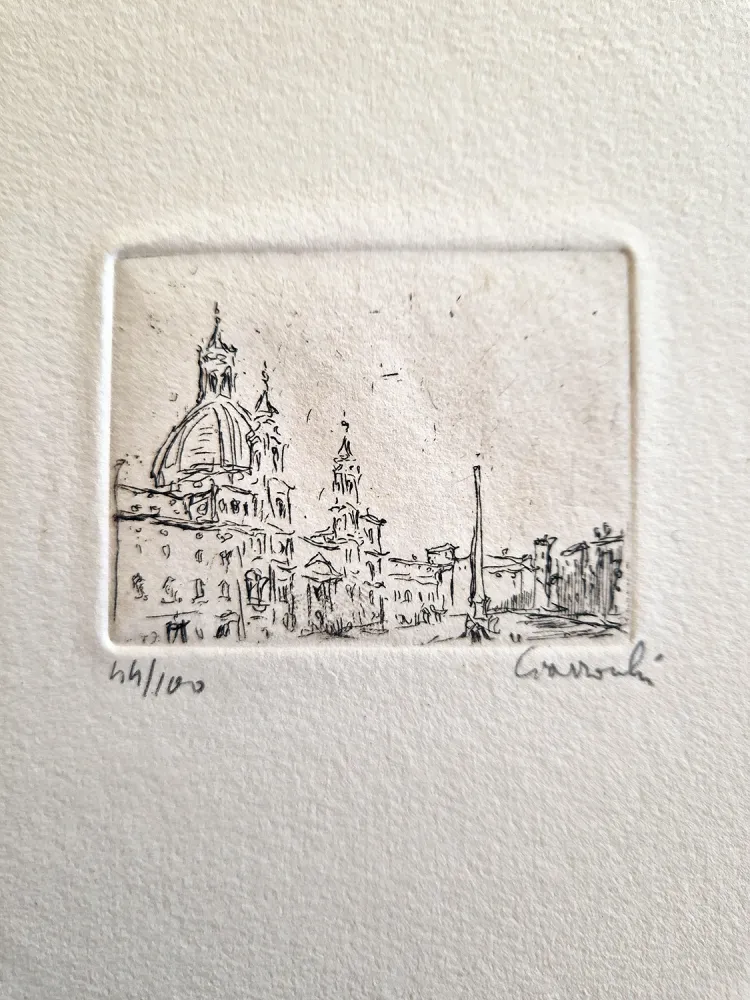 Aguafuerte Ciarrocchi - Piazza Navona