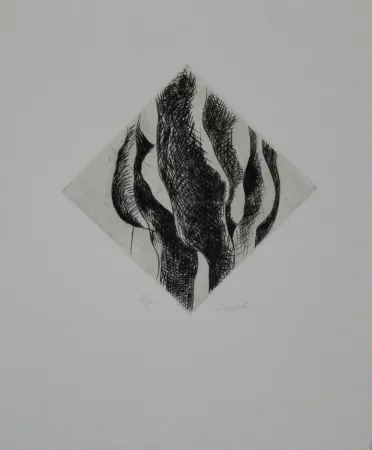 Grabado Cimiotti - Körper-Landschaft-Komposition / Body-Landscape-Composition