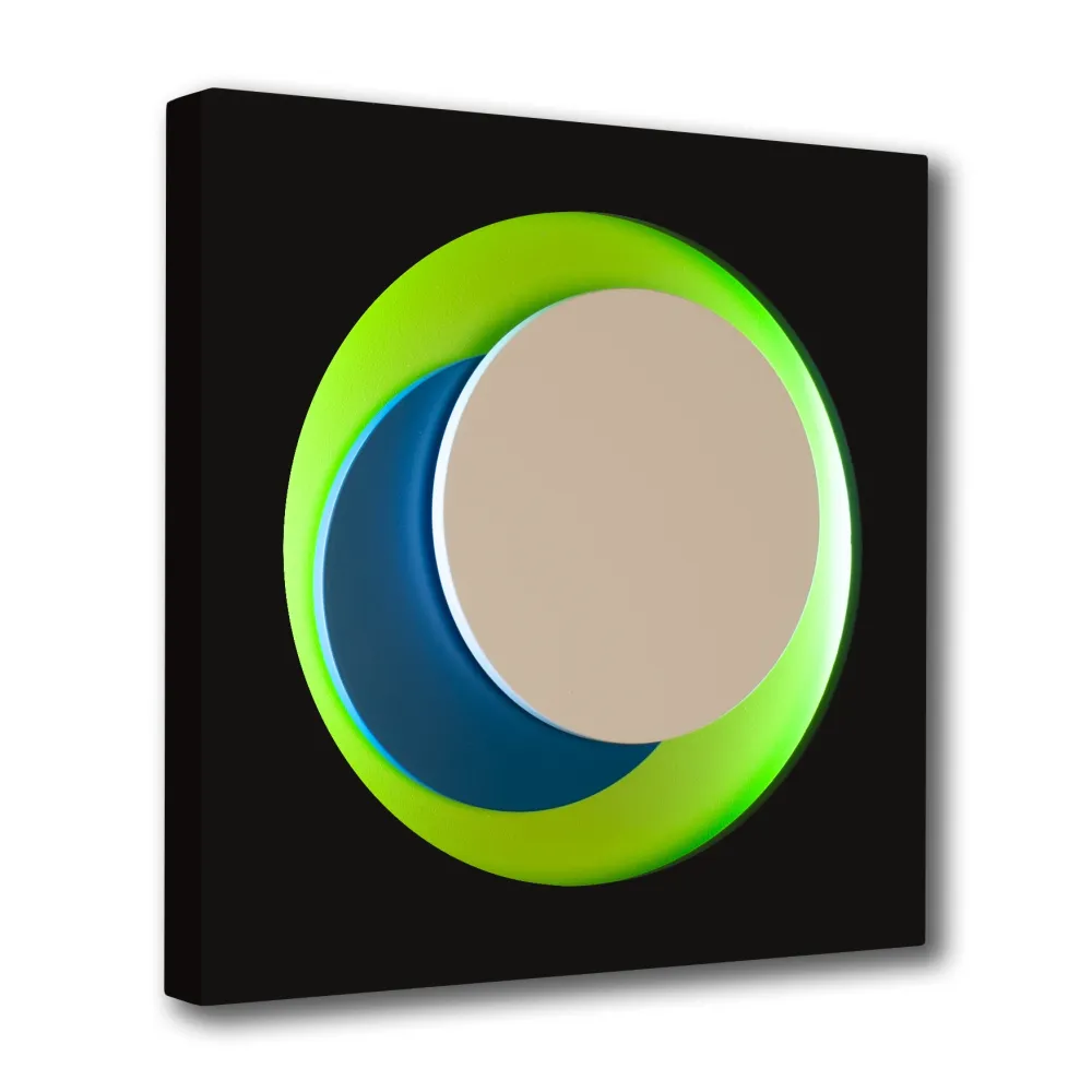 Grabado En Madera Claisse - Cercle Noir et Vert