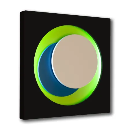 Grabado En Madera Claisse - Cercle Noir et Vert