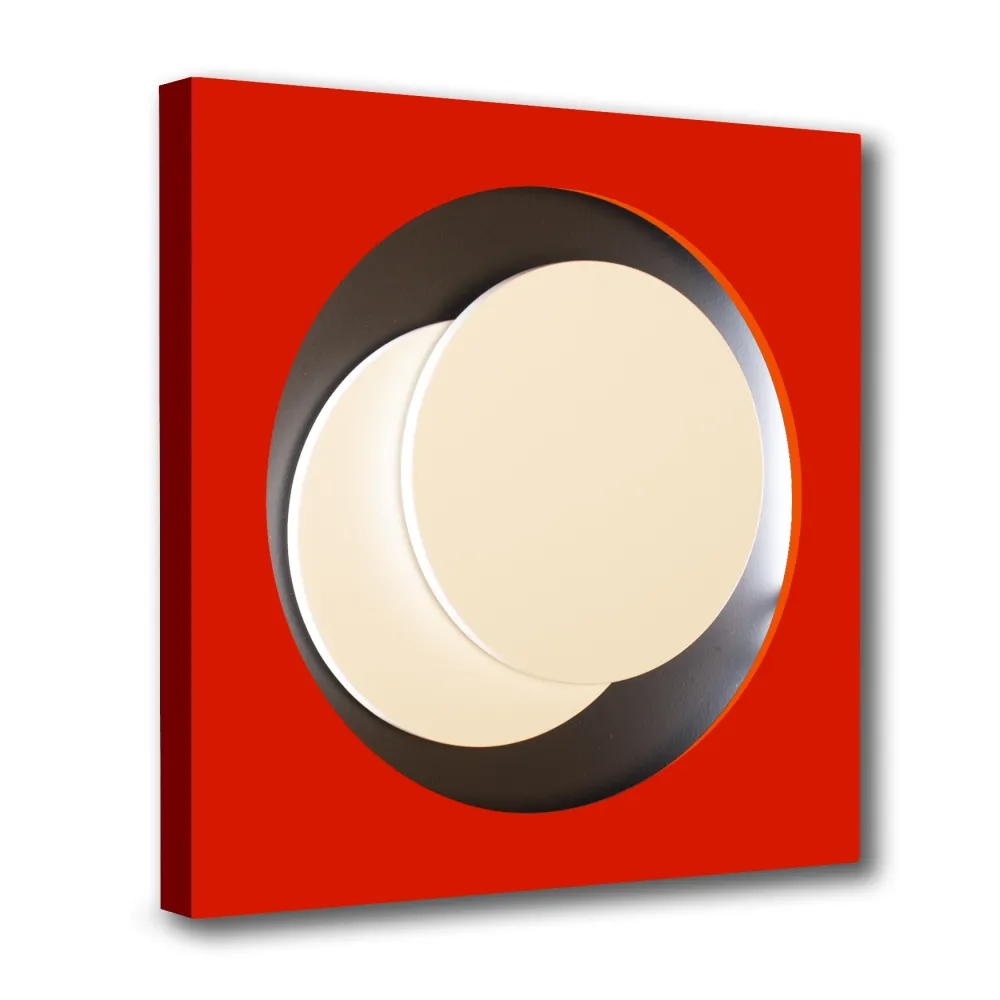 Grabado En Madera Claisse - Cercle Rouge et Noir