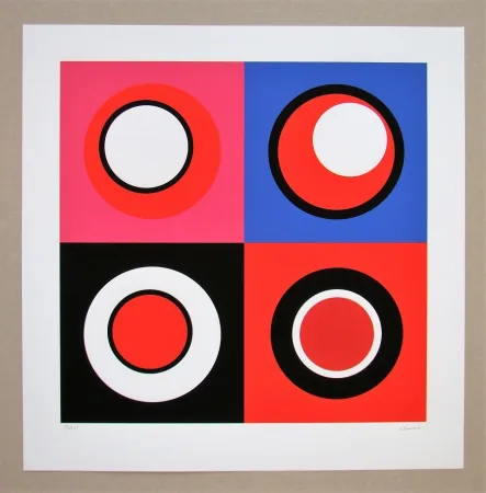 Serigrafía Claisse - Composition géométrique