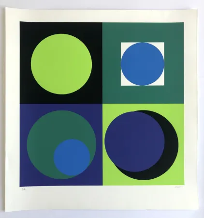Serigrafía Claisse - Composition géométrique