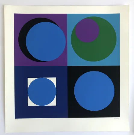 Serigrafía Claisse - Composition géométrique