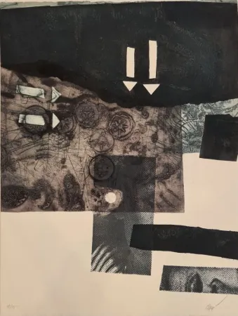 Grabado Clavé - Avec des Flèches 