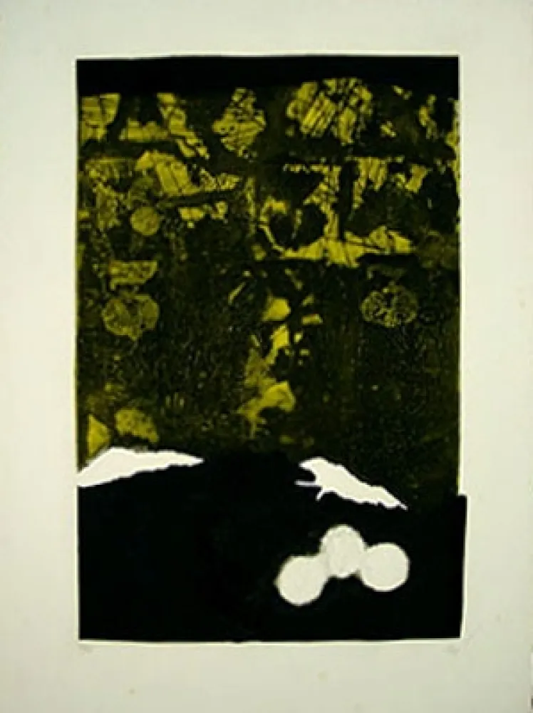 Aguafuerte Clavé - BLEU ET NOIR