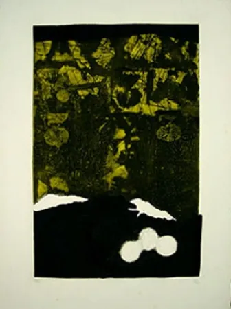 Aguafuerte Clavé - BLEU ET NOIR