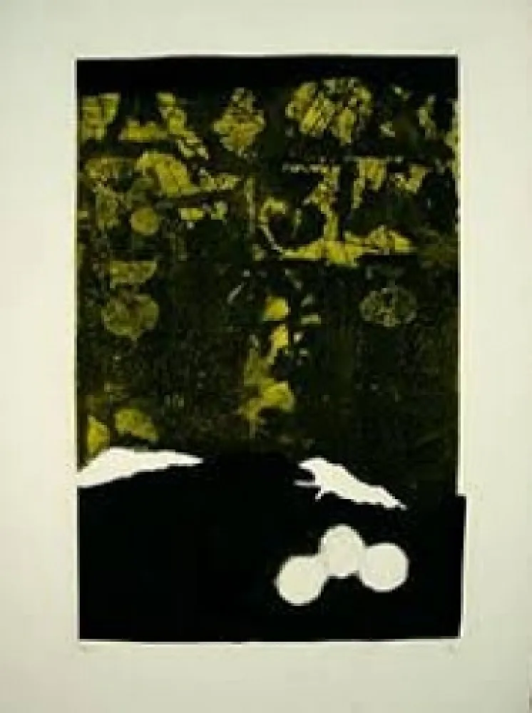 Grabado Clavé - Bleu Et Noir