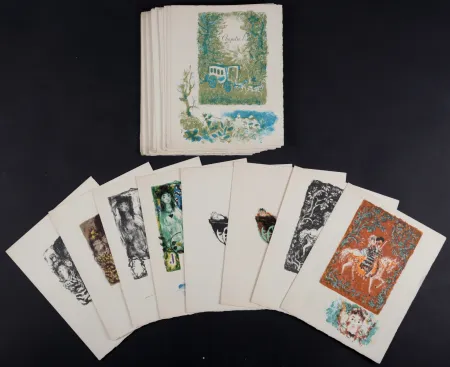 Litografía Clavé - Carmen, 1946 - Suite of 80+ lithographs