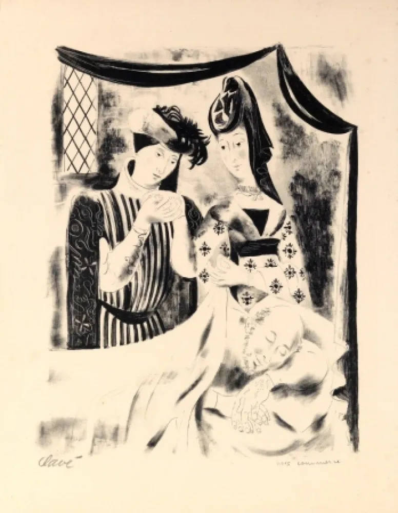 Litografía Clavé - Chansons du Paseé