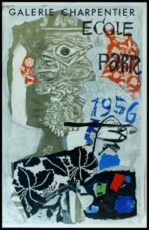 Cartel Clavé - CLAVÉ - ECOLE DE PARIS, GALERIE CHARPENTIER 