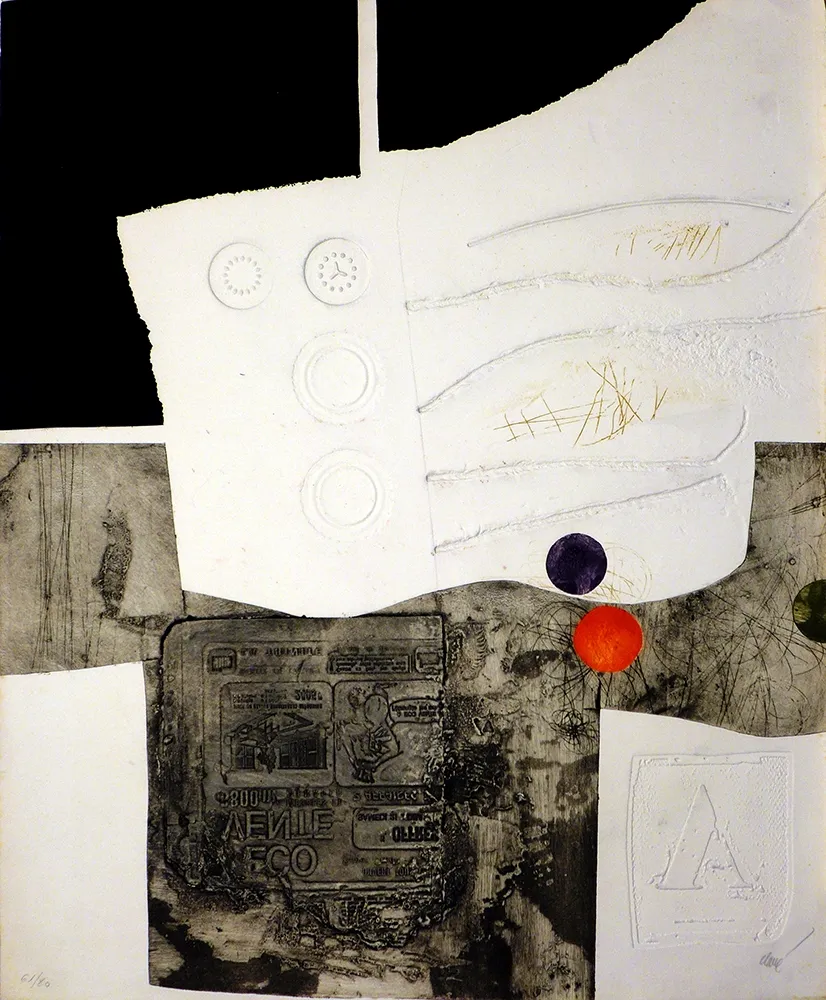 Grabado Clavé - Eco II