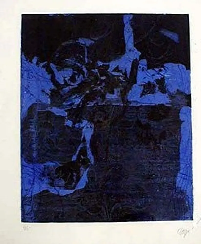 Aguatinta Clavé - Empreinte