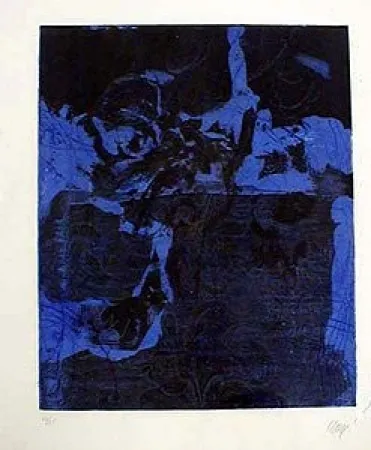 Aguatinta Clavé - Empreinte