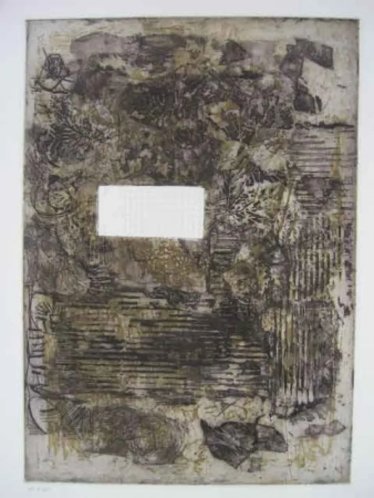 Aguafuerte Clavé - FEUILLES