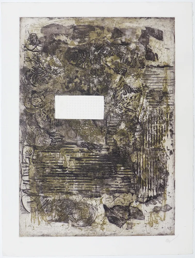 Grabado Clavé - Feuilles