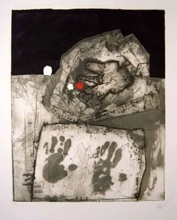 Aguafuerte Y Aguatinta Clavé - Gant et mains