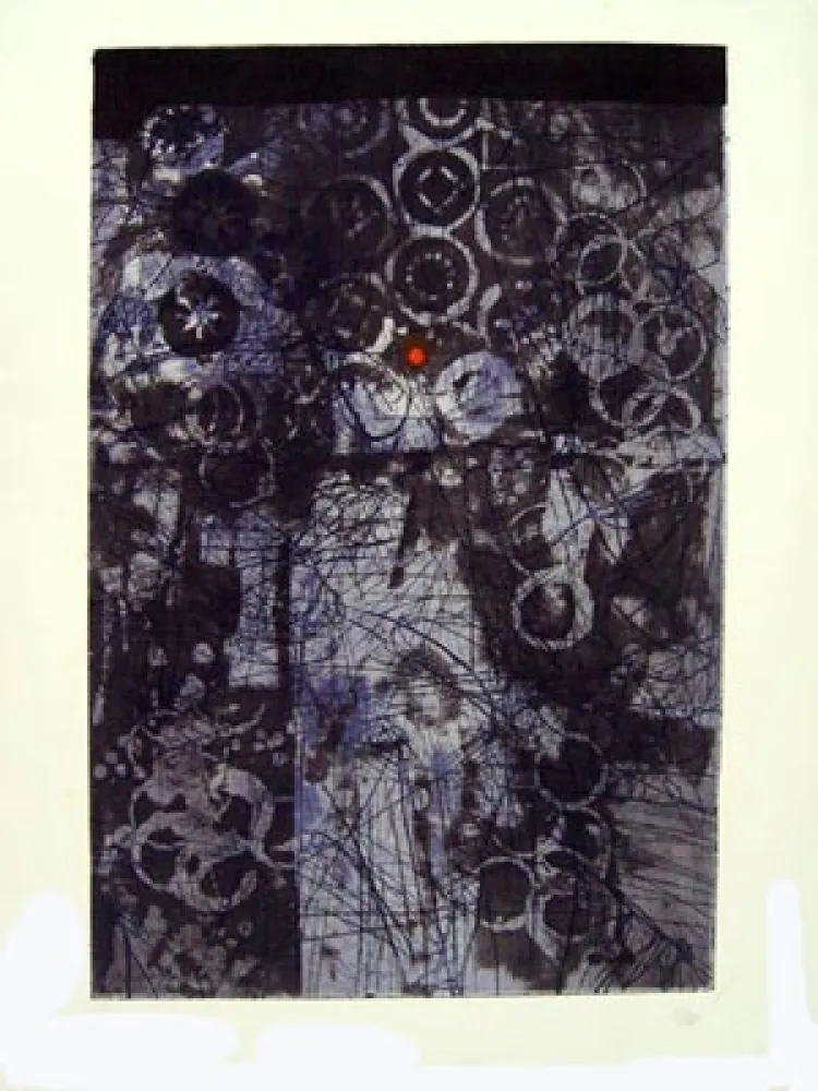 Aguafuerte Y Aguatinta Clavé - LA MAIN DU GUERRIER